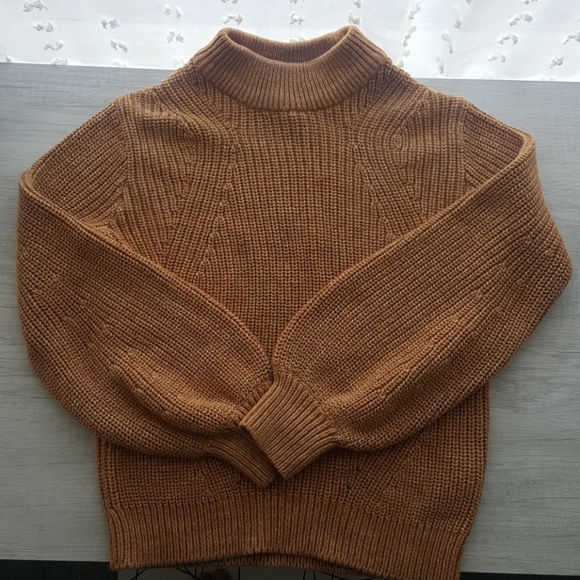 camel chunky sweater